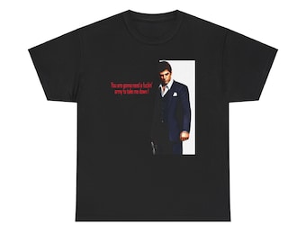 Scarface Goodfellas Godfather Movie Logo zwart marineblauw T-shirt maat S t/m 5XL