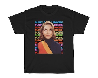 Mary Tyler Moore Classic Retro Tv Show Black T-Shirt Size S to 5XL