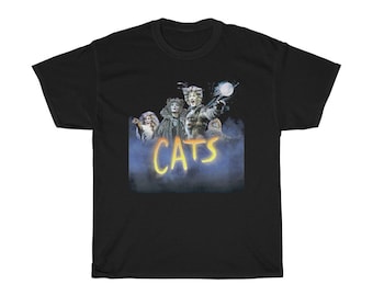 CATS Broadway Musical Schwarzes T-Shirt Größe S bis 5XL
