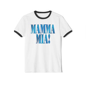 Mamma Mia Musical Logo Men&#39;s Ringer T-Shirt Size S to 3XL