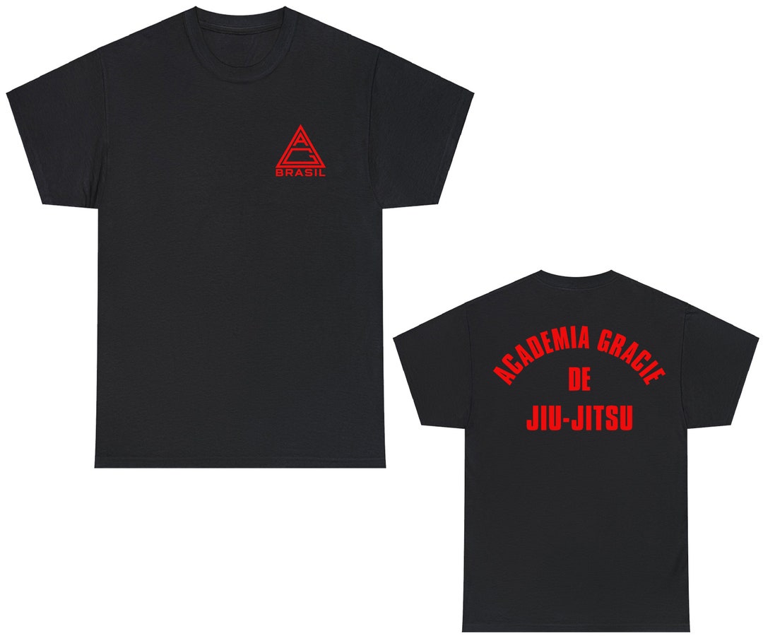 Academy Gracie Jiu Jitsu Brazil Martial Arts Logo T-shirt Size S to 5XL -  Etsy