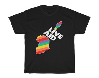 Live Aid 1985 T-Shirt, Band Aid Music Festival Tee