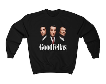 Goodfellas Three Wise Men 90 s Gangster Movie Black Sweatshirt Size S to 3XL