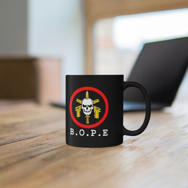 BOPE Tropa De Elite Squad Brazilian Special Force Logo 11oz Coffee Black Mug image 6