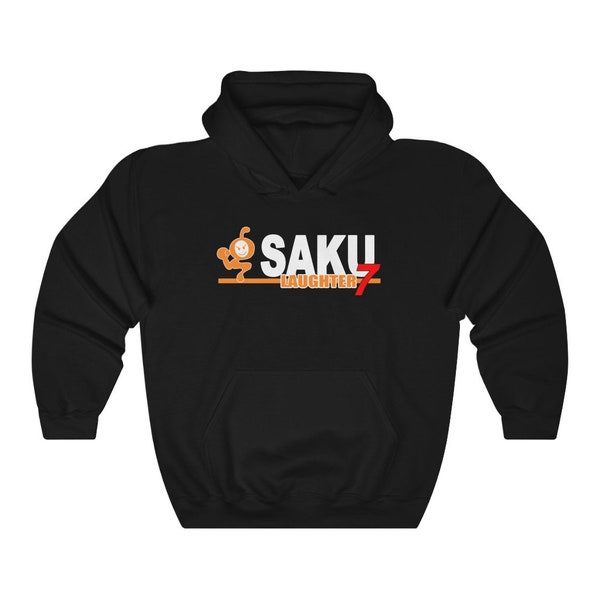 Kazushi Sakuraba Saku Laughter 7 MMA Fighter Legend Black Hoodie Sweatshirt Size S to 3XL