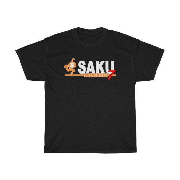 Saku Laughter 7 Logo Kazushi Sakuraba MMA Legend Black Navy T-Shirt Size S to 5XL