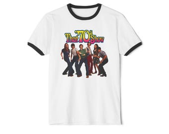 That 70s Show Ringer T-Shirt: Retro TV Show Logo, Men's Cotton Tee