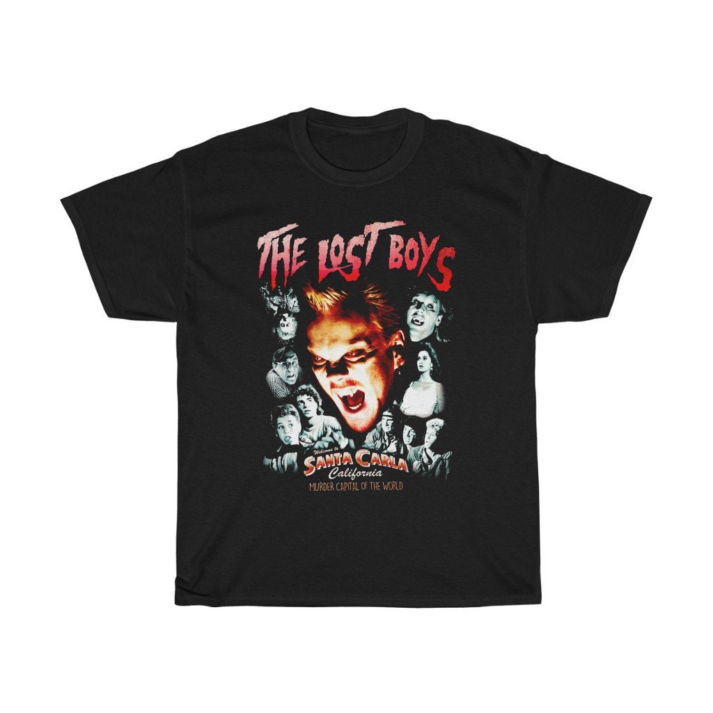 The Lost Boys Movie Black T-Shirt Size S to 5XL