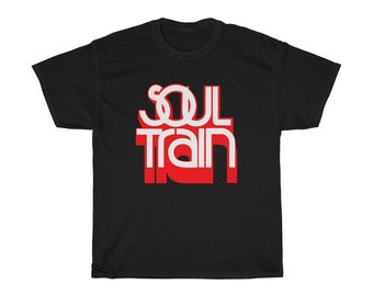 Soul Train Logo T-Shirt: Boogie Dance Red White Navy Black