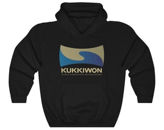 Kukkiwon World Taekwondo Headquarters Logo Black Hoodie Sweatshirt Size S to 3XL