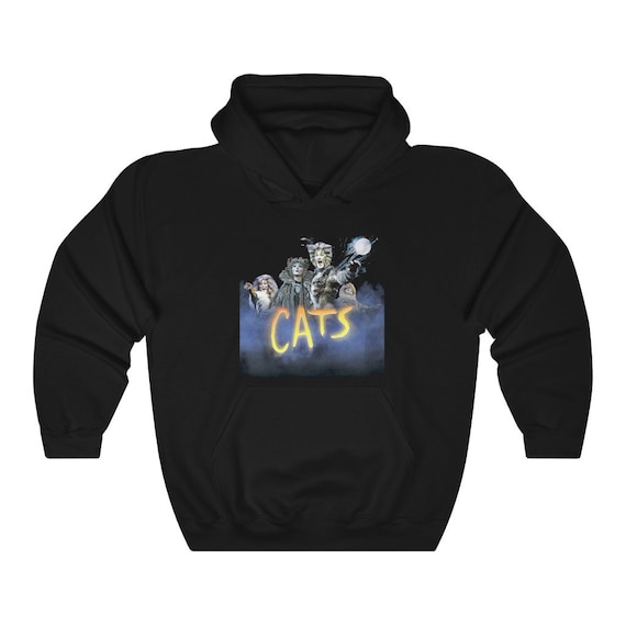 CATS Broadway Musical Black Hoodie Sweatshirt Size S to 2XL Etsy