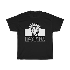 EVITA Famous Broadway Musical Black T-Shirt Size S to 5XL
