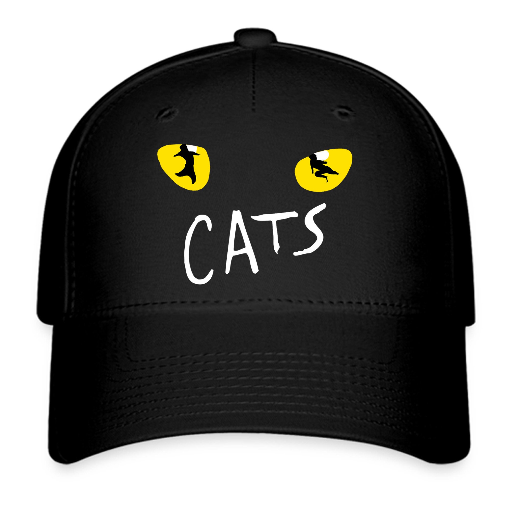 Cats Broadway Musical Logo Black Hat Organic Baseball Cap - Etsy