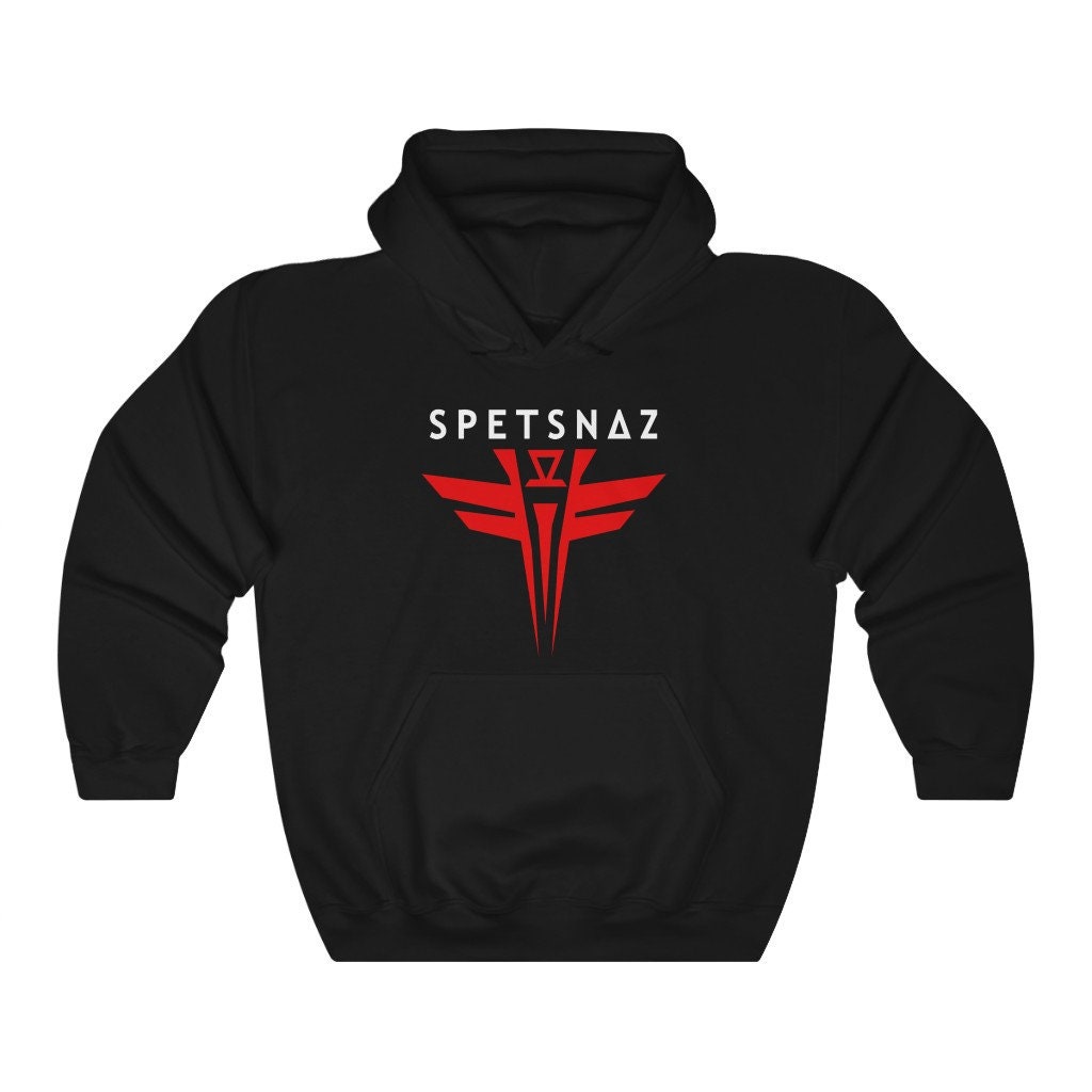 Spetsnaz Logo Russian Army Special Force Black Hoodie Sweatshirt