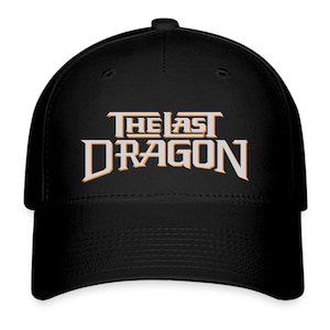The Last Dragon Logo Black Hat Baseball Cap Adult Size