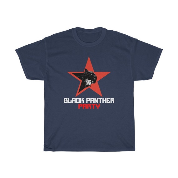 Black panther party t shirt hotsell
