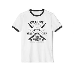 Kilgore Surf Club Apocalypse Now Movie Men&#39;s Ringer T-Shirt Size S to 3XL