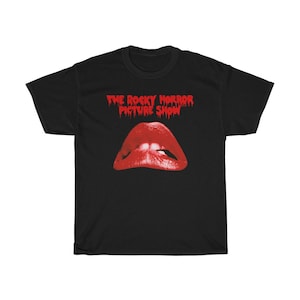The Rocky Horror Picture Show Retro Sci-Fi Movie Black T-Shirt Size S to 5XL