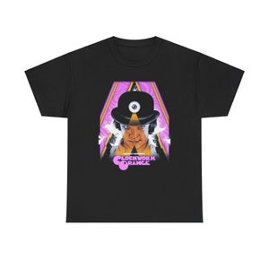 Clockwork Orange Stanley Kubrick Movie Black T-Shirt Size S to 5XL