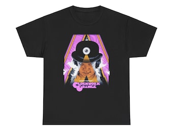 Uhrwerk Orange Stanley Kubrick Film Schwarzes T-Shirt Größe S bis 5XL