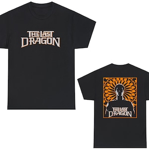 The Last Dragon Movie Symbol Logo Black Navy T-Shirt Size S to 5XL