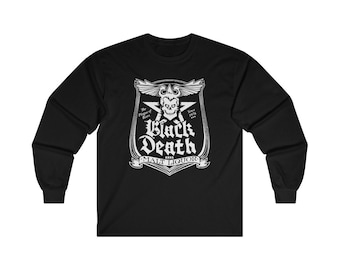 Black Death Malt Liquor Long Sleeve T-Shirt, TV Show Icon