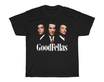 Goodfellas Mafia Gangster Movie Men's Black T-shirt Size S to 5XL