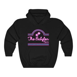 Scarface The Babylon Miami Retro Action Gangster Movie Black Hoodie Sweatshirt Size S to 3XL