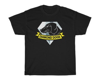 Diamond Dogs Logo Metal Gear Solid Black Green Navy T-Shirt Size S to 5XL
