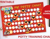 Mickey Mouse Clubhouse Printable Potty Training Chart