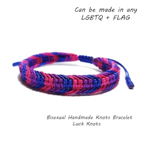 Bisexual Pride Bracelet, Bisexual Pride Anklet, LGBT LGBTQ Bracelet, Bi Pride Flag, Pride Month, Bisexual Gift, Bracelet Anklet Gay