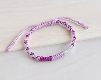 Pulsera budista tibetana, pulsera bohemia surfista para hombre y mujer, pulsera budista de cuerda con nudos de la suerte, pulsera de la suerte, pulsera de la Cábala
