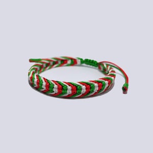 Italië Patriotic Pride-armband, Italy Pride-armband, Italië gekleurde armband, Italië armband cadeau, patriottisch cadeau, Italië vlag armband