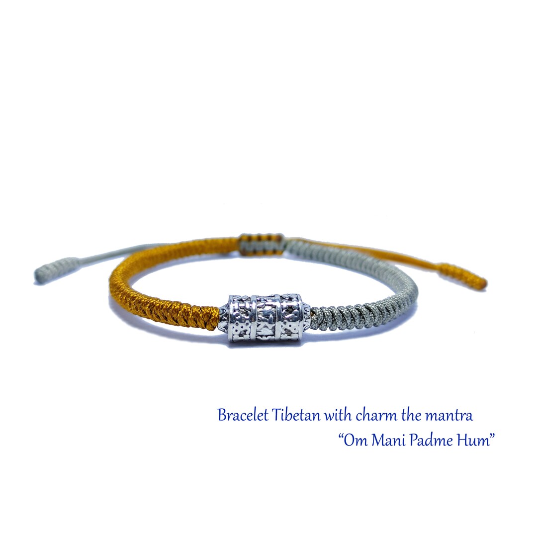 Tibetan Buddhist Bracelet, Buddhist Lucky Knots Rope Bracelet, Lucky Bracelet, Yoga Meditation