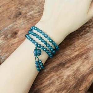 Bracciale in giada turchese, braccialetto in giada da donna, braccialetto in giada naturale, braccialetto portafortuna, regalo in giada, regalo per compleanno, regalo per Natale