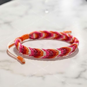 Lesbian Bracelet, Lesbian Pride Bracelet, Lesbian Colored Bracelet, Lesbian Bracelet Gift, Lesbian Pride Flag, LGBT, Les Bracelet
