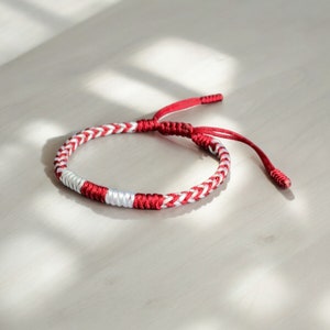 Tibetan Buddhist bracelet, buddhist lucky knots rope bracelet, lucky bracelet, couples bracelet, Red Tibetan Bracelet, kabbalah bracelet