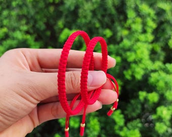 Red String Of Fate, Red Kabbalah Red Bracelet, Good Luck Bracelet, Friendship Bracelet, Matching Bracelet, Protect Bracelet, Amulet Bracelet