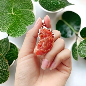 Ciondolo in giada naturale che si trasforma in drago per collana, ciondolo in giada, pietre preziose birmane, gioielli intagliati nella mitologia cinese, ciondolo in giadeite