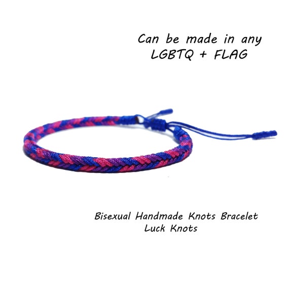 Bisexual Pride Bracelet Bisexual Pride Anklet LGBT LGBTQ