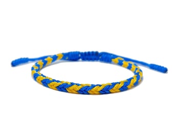 Ukraine Bracelet, Ukraine Flag Bracelet, Ukraine Pride Bracelet, Ukrainian Bracelet, Blue and Yellow Bracelet, Ukrainian Flag Bracelet