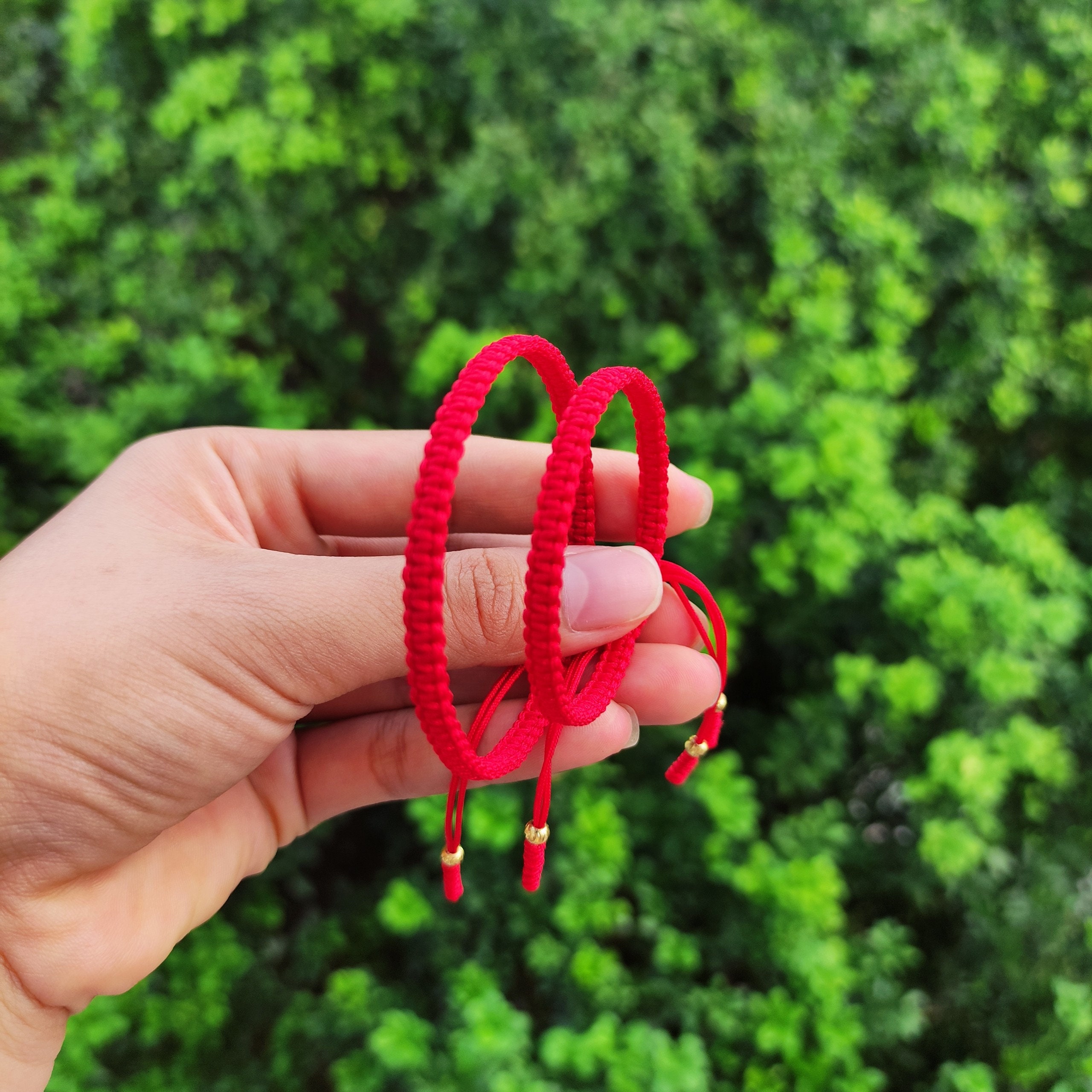 Red String of Fate Red Kabbalah Red Bracelet Good Luck Etsy