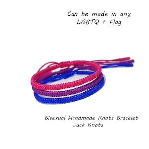 Bi Pride Flag, Bisexual Pride Bracelet, Bisexual Pride Anklet, LGBT LGBTQ Bracelet, Pride Month, Bisexual Gift, Bracelet Anklet Gay