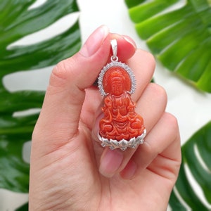 Avalokitesvara Bodhisattva Pendant, Guan Yin Pendent, Avalokitesvara Bodhisattva Necklace, Buddha Pendant, Mother’s Day Gift