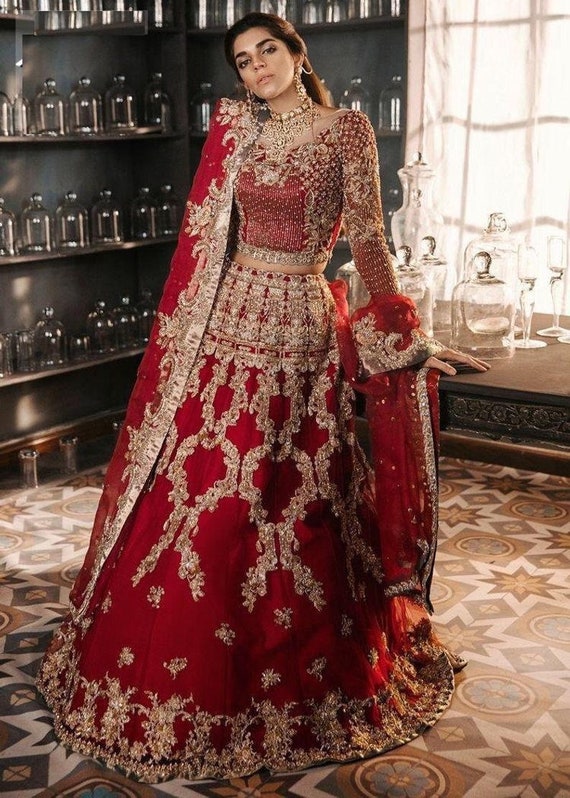 Bridal Indian Designer Lehenga Choli With Embroidery Work Wedding Lehengas  Choli Party Wear Lahengas Choli Indian Women,lahenga Dresses -  Canada