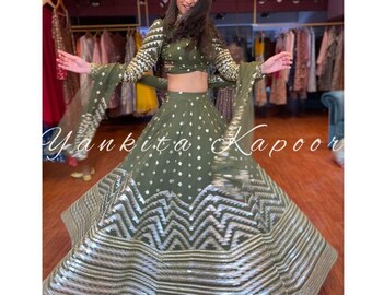 Buy Mehendi Green Dress Online In India 