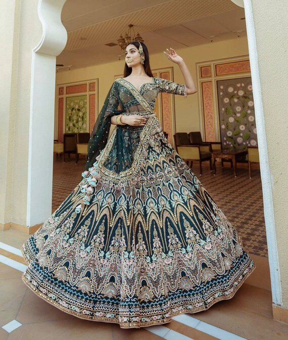 Designer lehenga top choli party wear