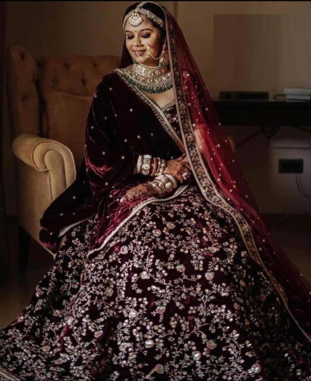 Maroon Wedding Lehenga Choli Bridal Lehenga for Women Etsy