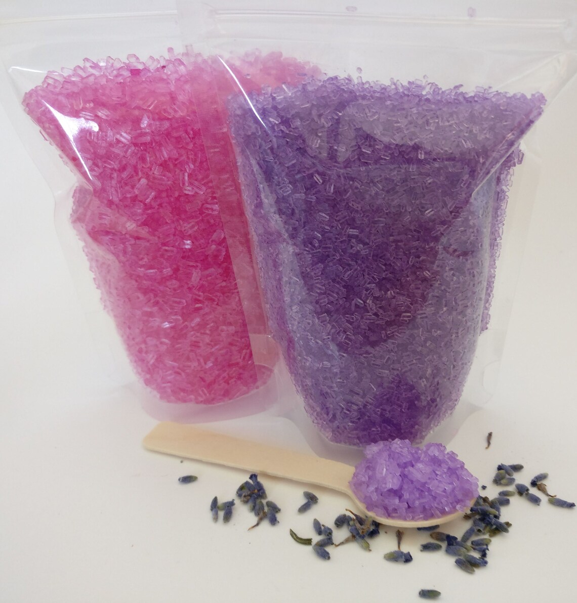 Bath Salts Spa Bath Salts Bag Great Gift Scented Colored Etsy