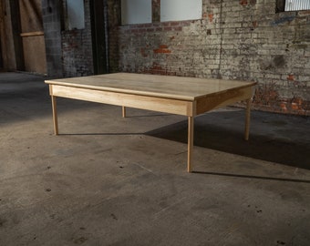 Coffee Table (Ash & Maple) - Made to Order - Handcrafted